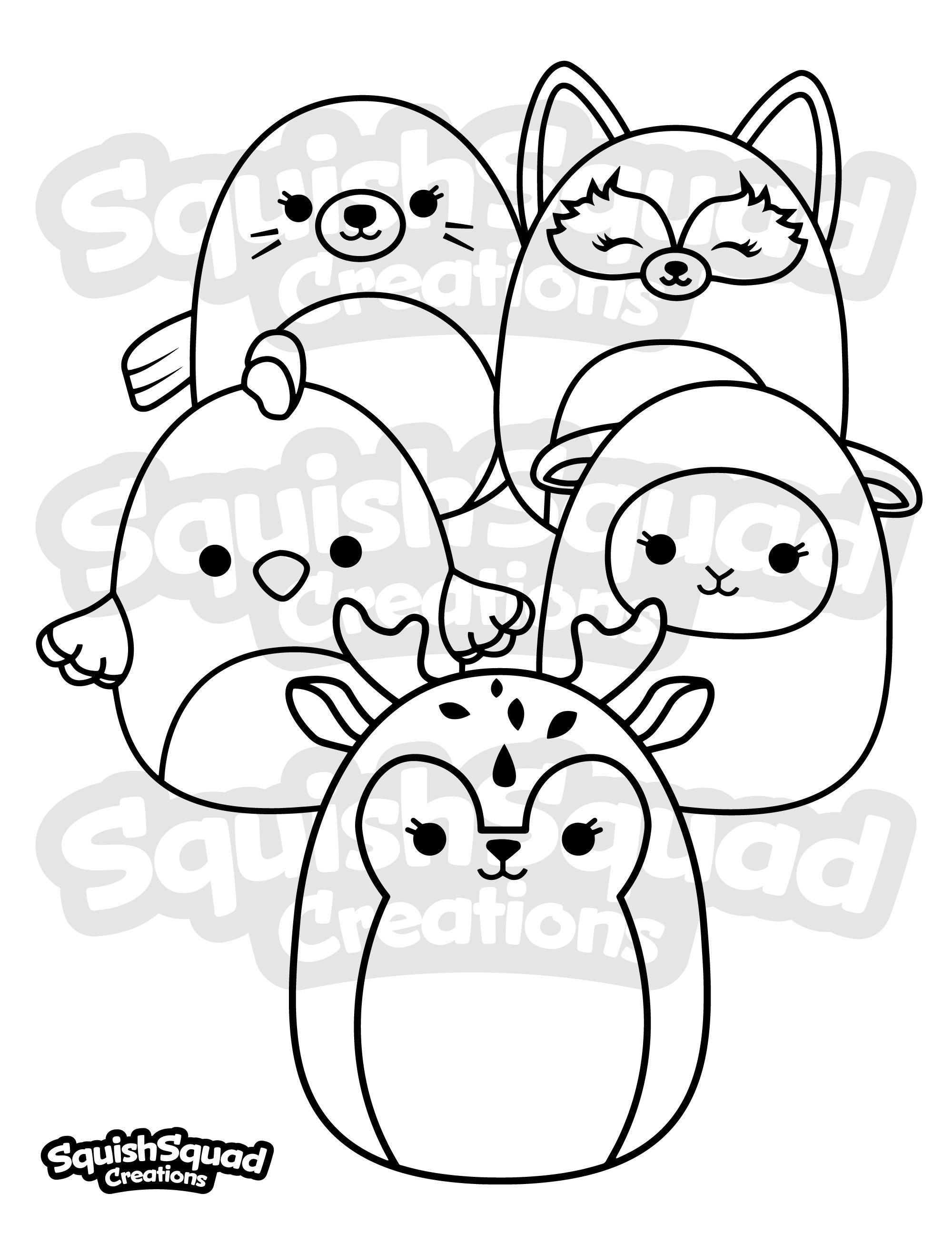 100+ Squishable Coloring Pages 109