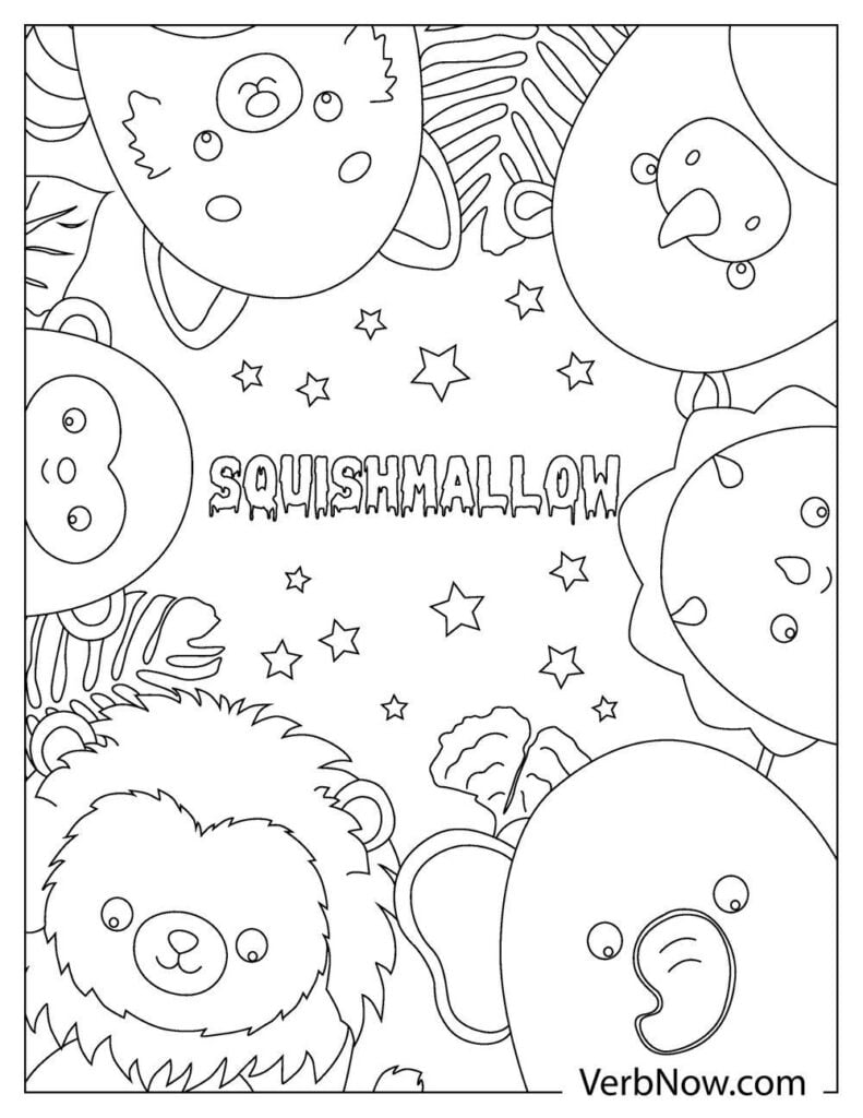 100+ Squishable Coloring Pages 11