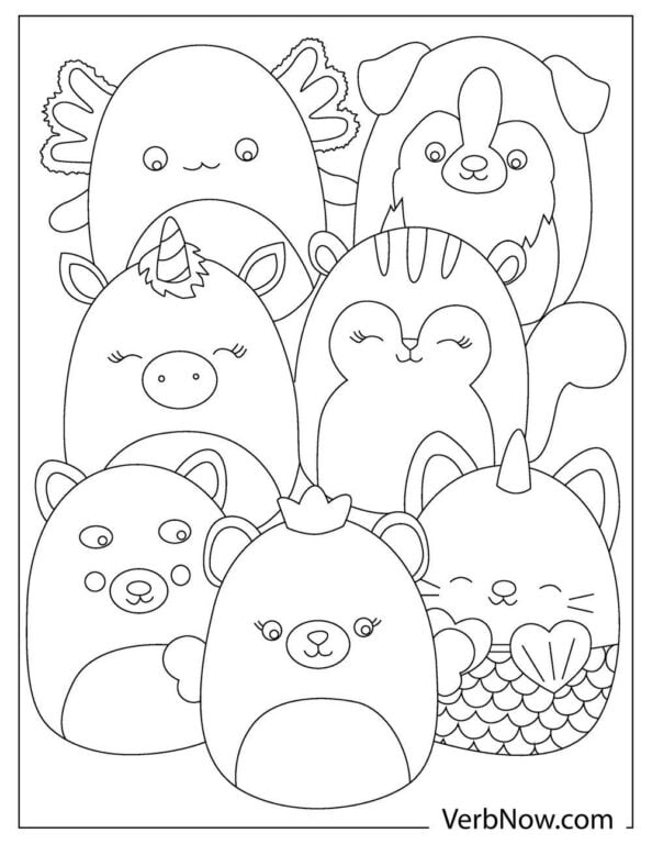 100+ Squishable Coloring Pages 110