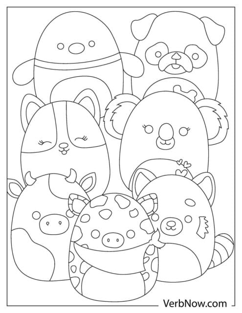 100+ Squishable Coloring Pages 114