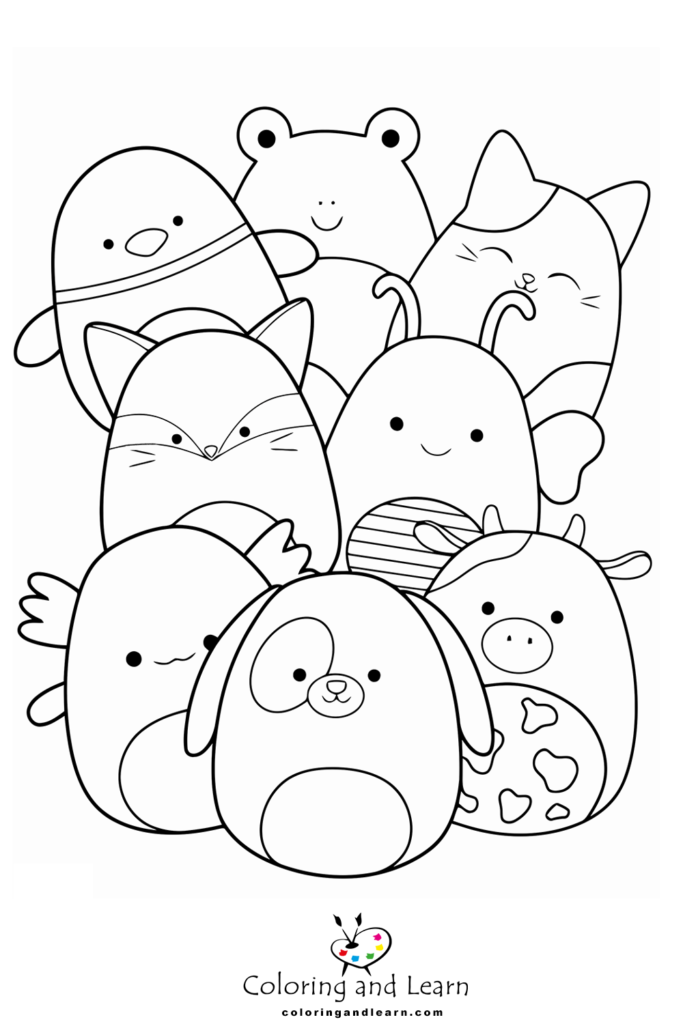 100+ Squishable Coloring Pages 115