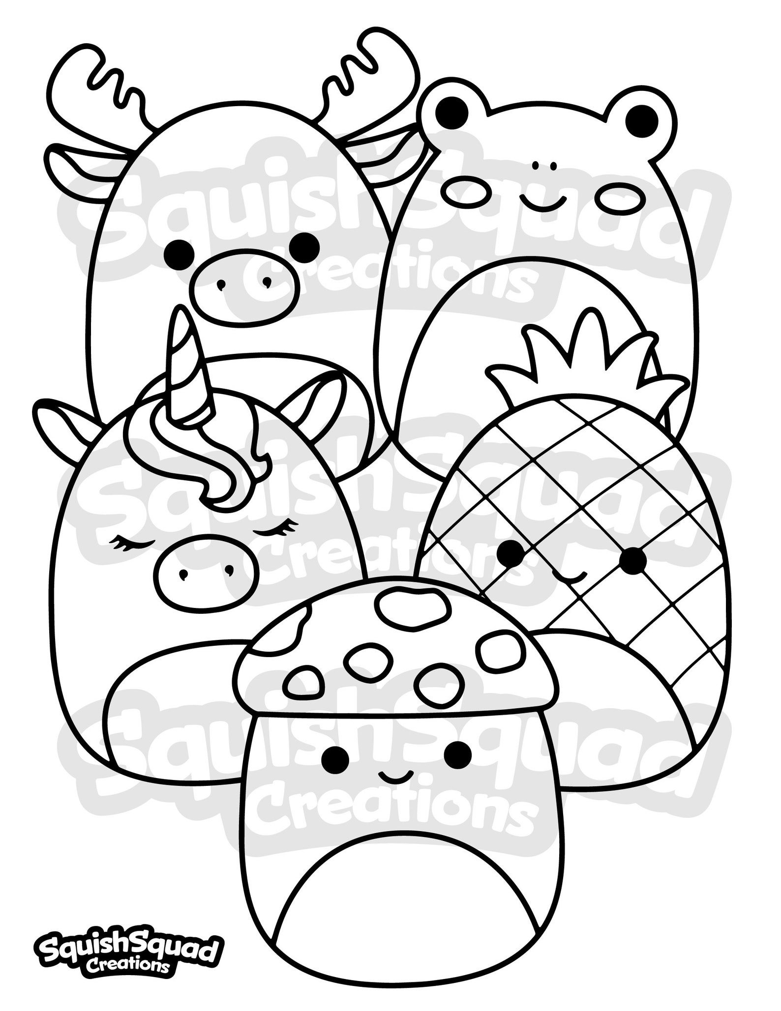 100+ Squishable Coloring Pages 116