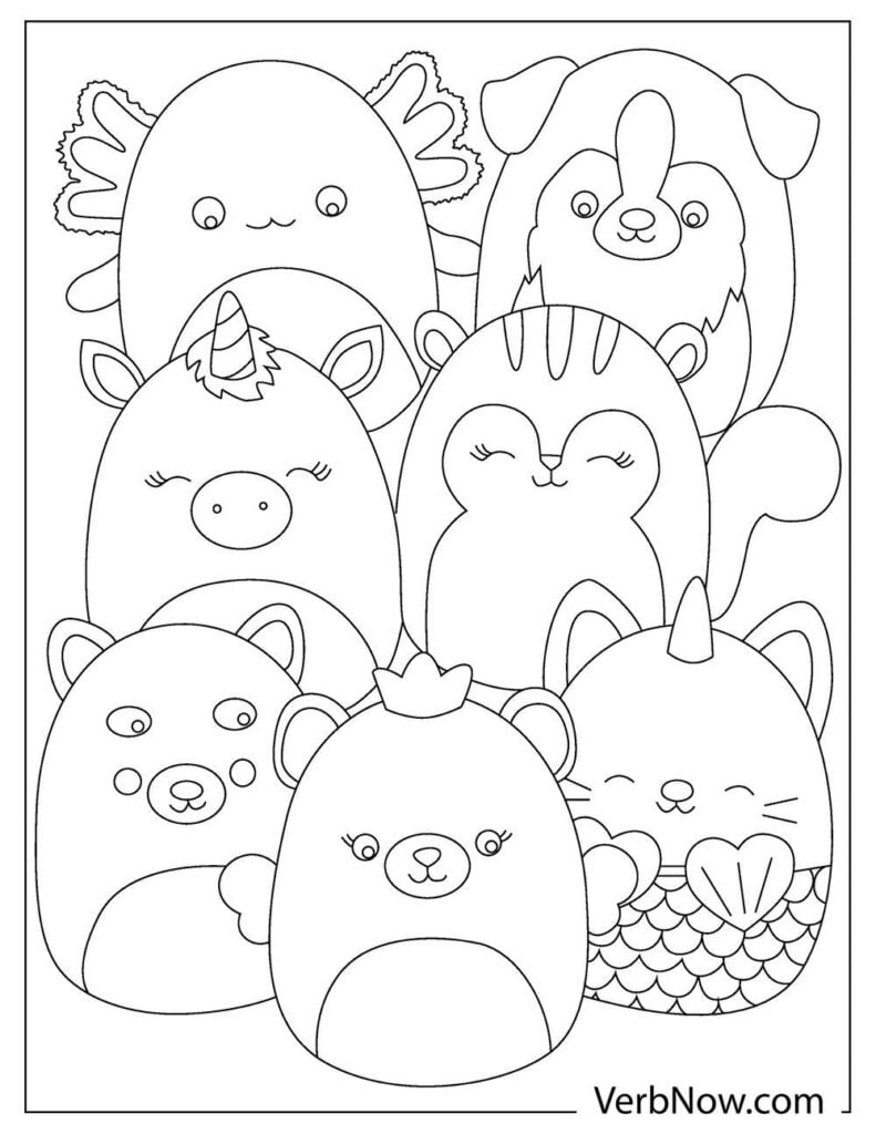 100+ Squishable Coloring Pages 117