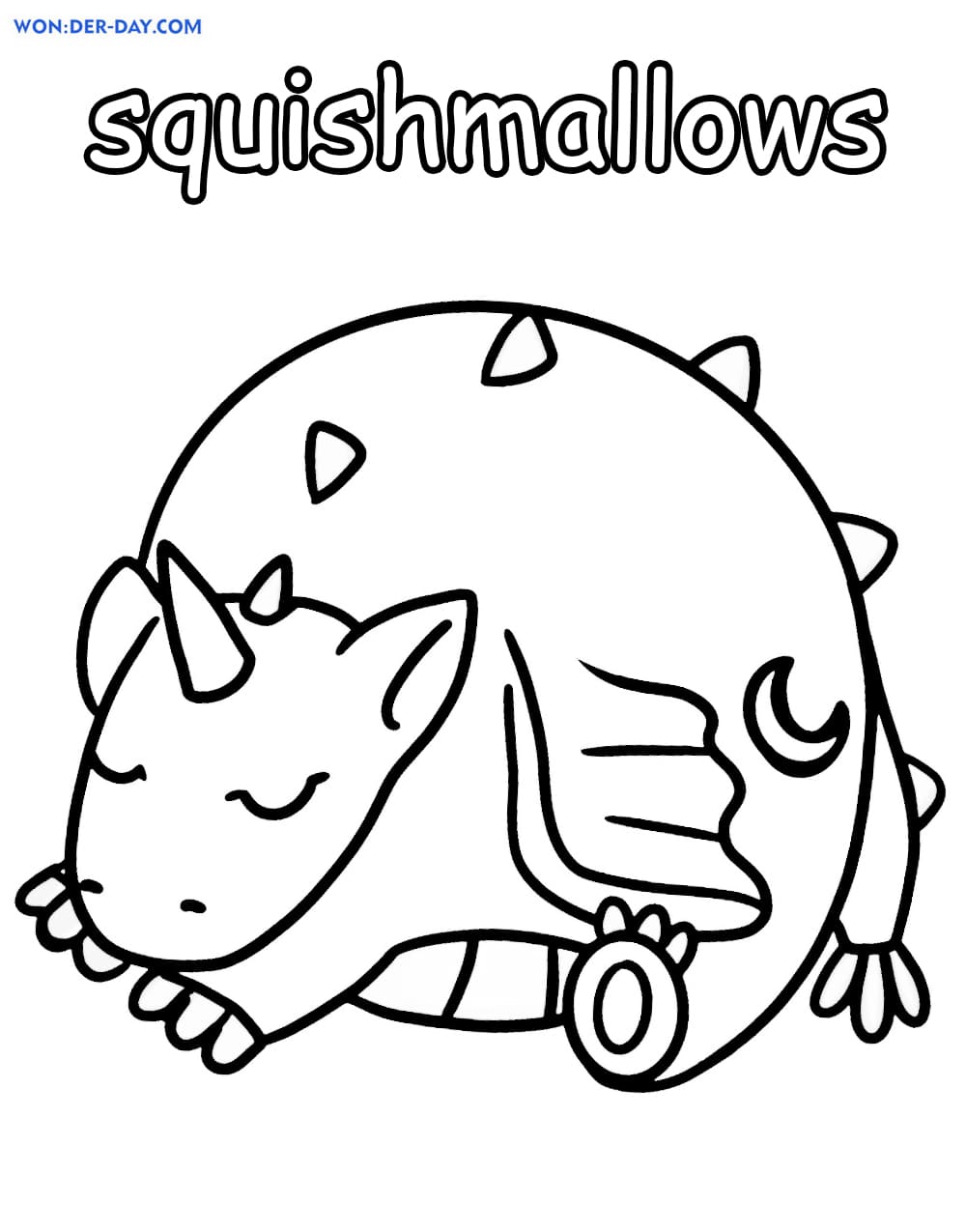 100+ Squishable Coloring Pages 118