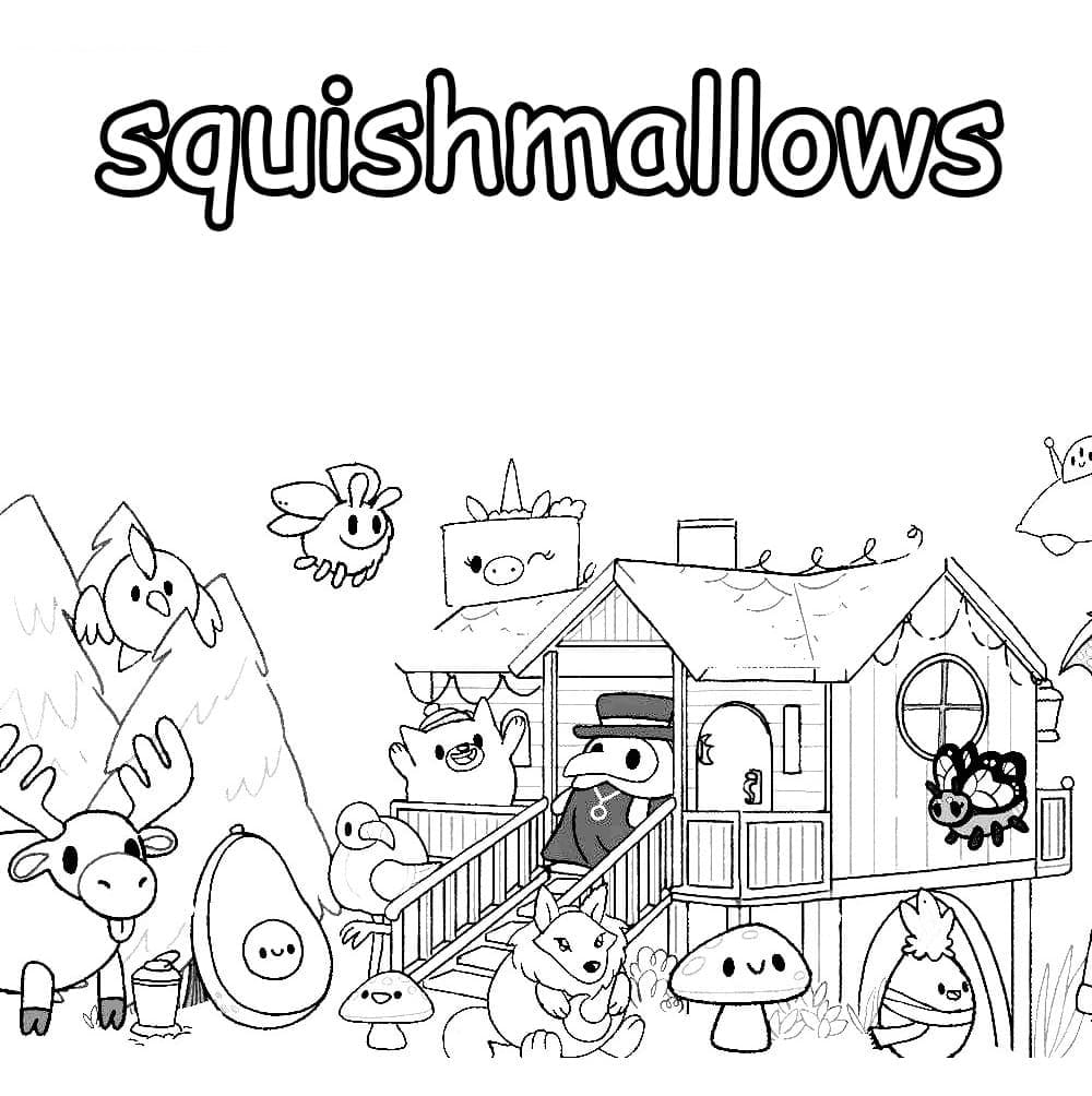 100+ Squishable Coloring Pages 122