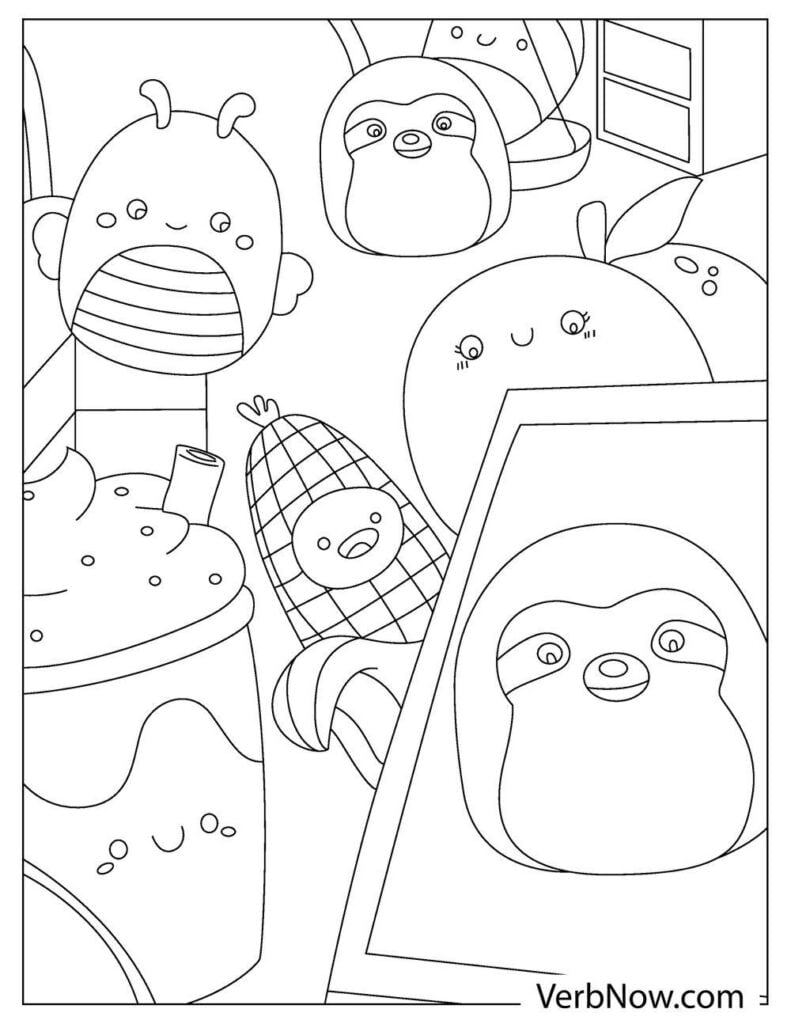 100+ Squishable Coloring Pages 123