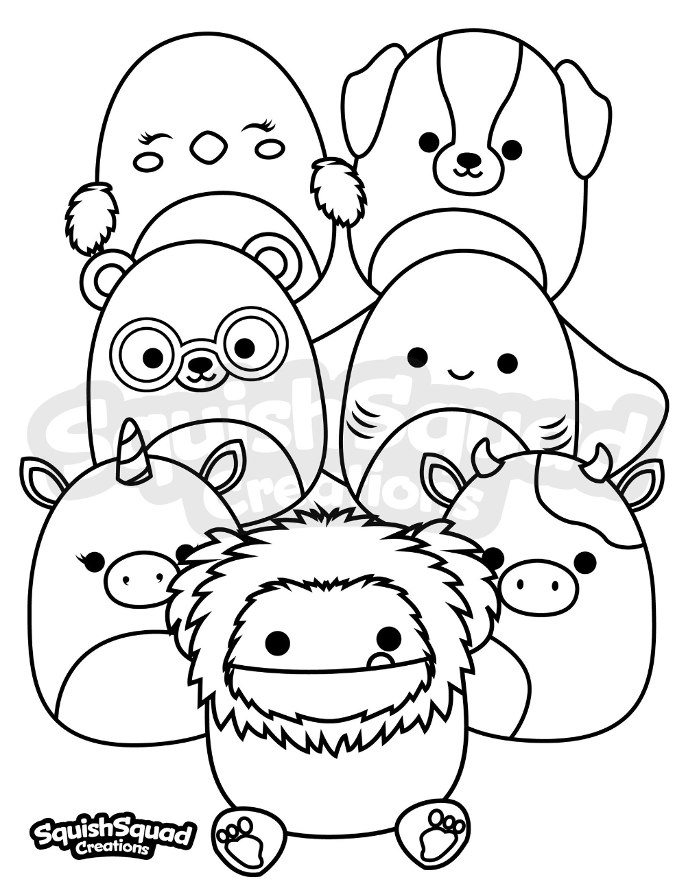 100+ Squishable Coloring Pages 126