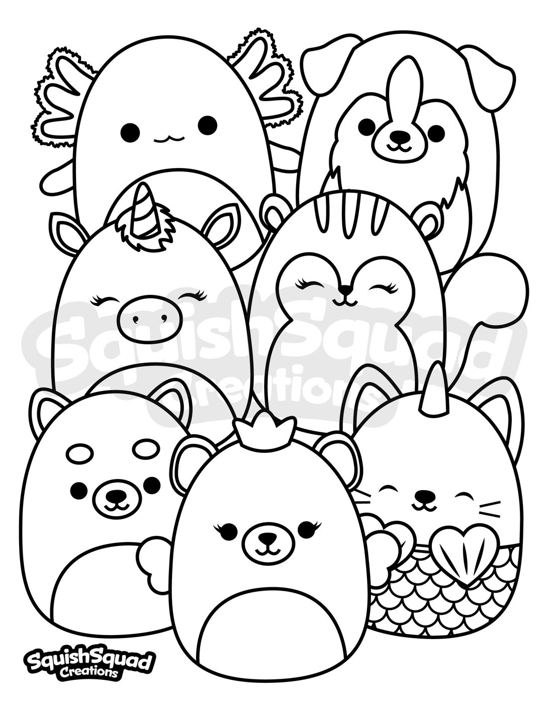 100+ Squishable Coloring Pages 127