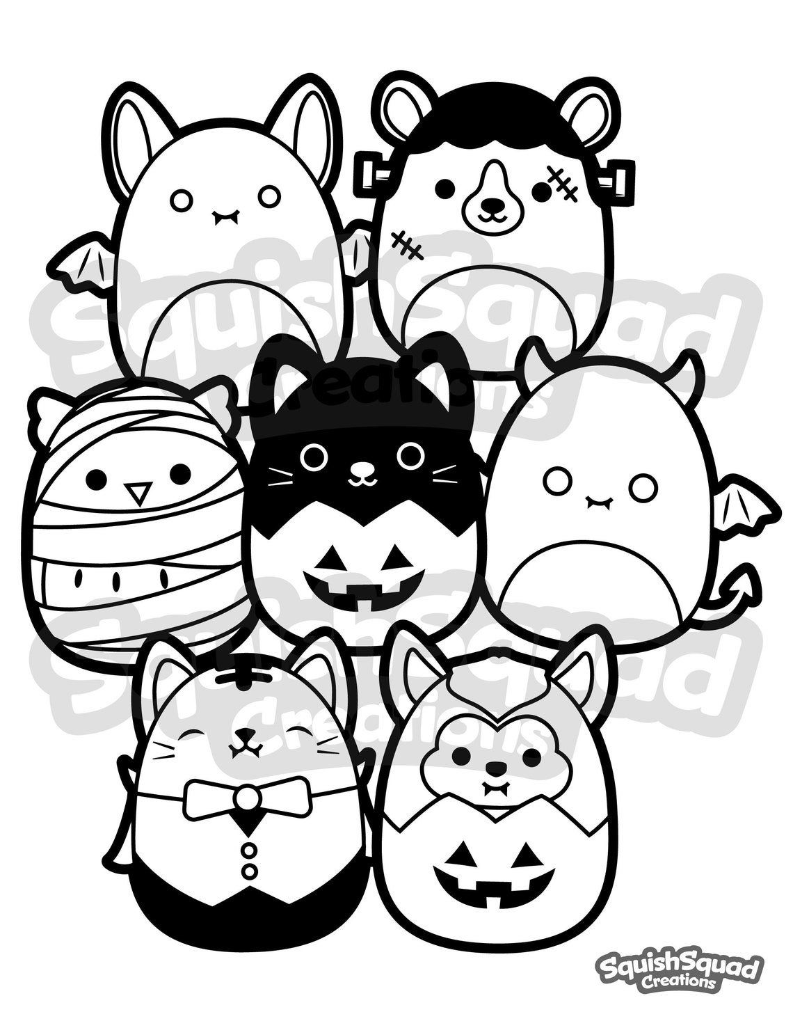 100+ Squishable Coloring Pages 131