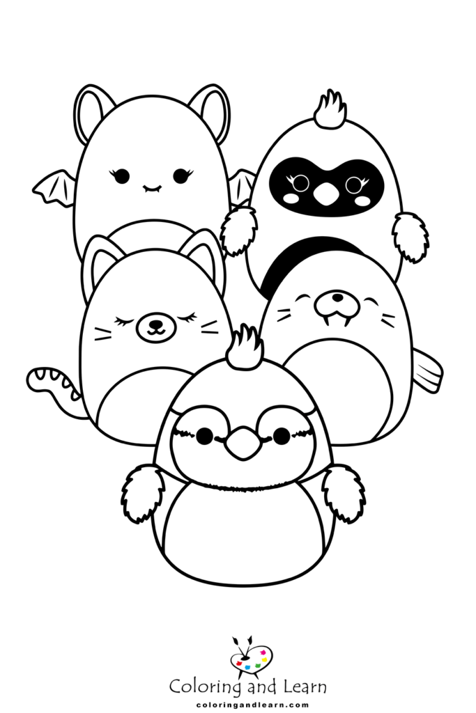 100+ Squishable Coloring Pages 133