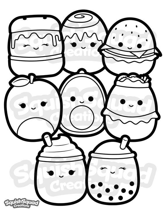 100+ Squishable Coloring Pages 141