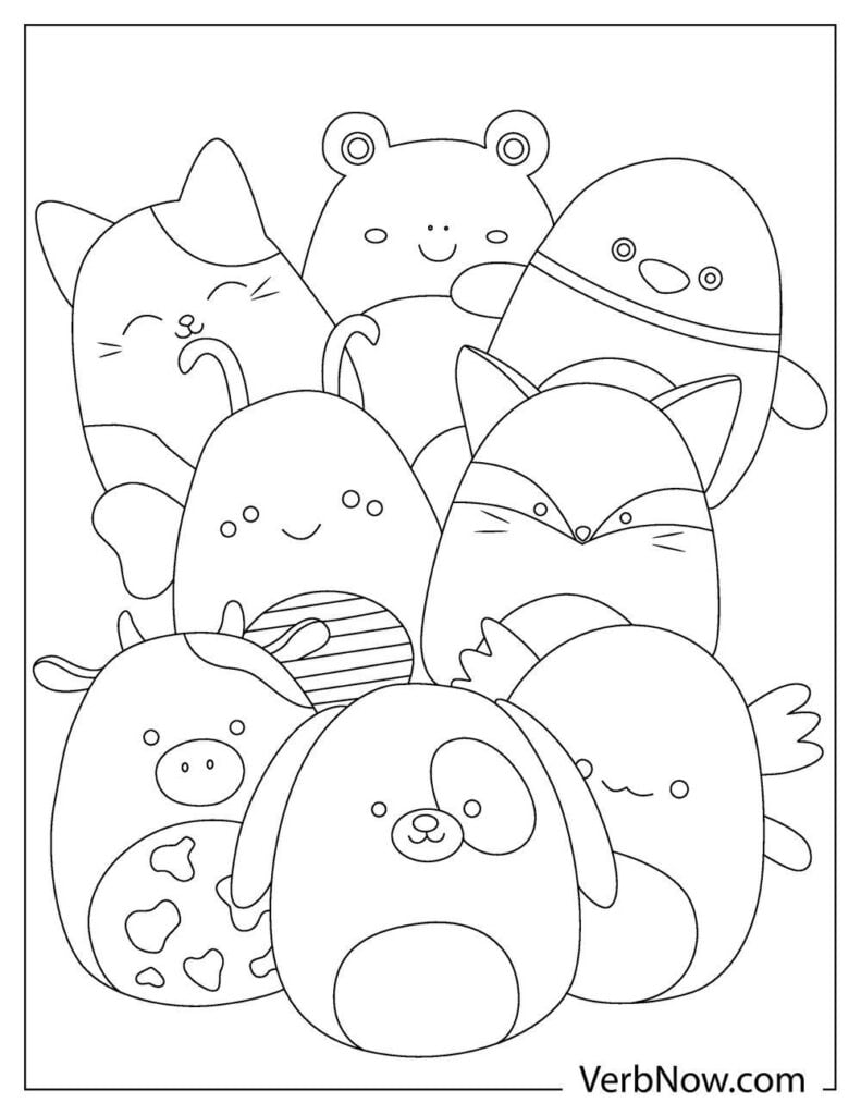 100+ Squishable Coloring Pages 16