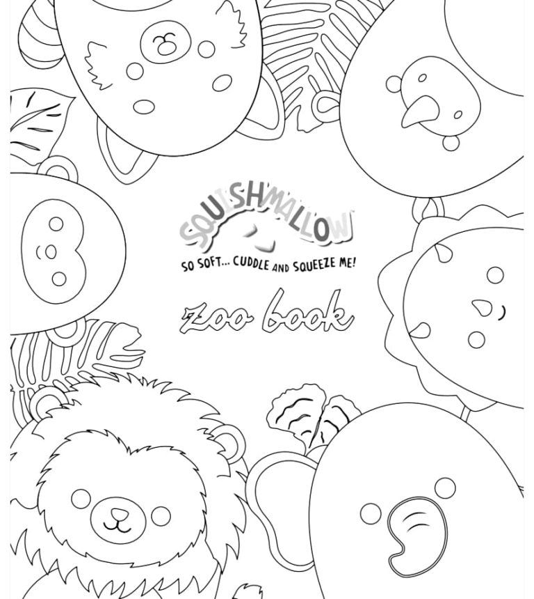 100+ Squishable Coloring Pages 25