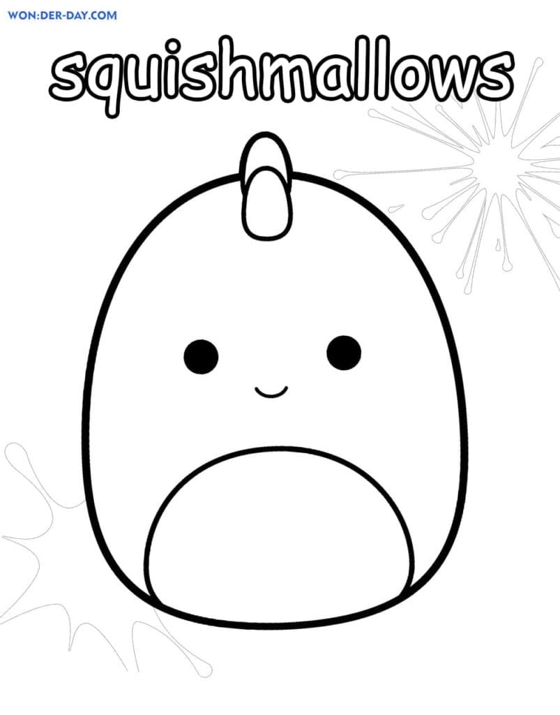 100+ Squishable Coloring Pages 33