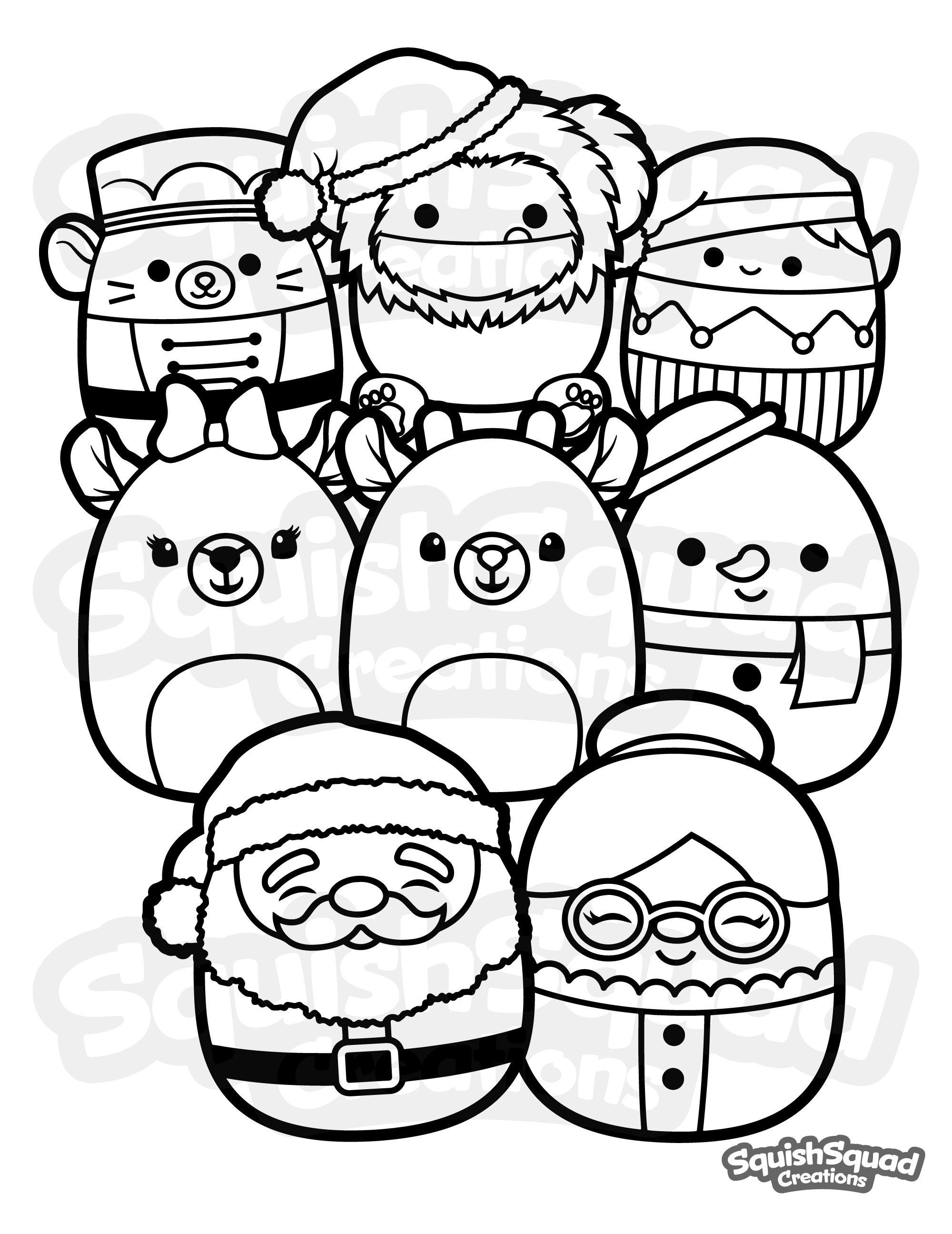 100+ Squishable Coloring Pages 38