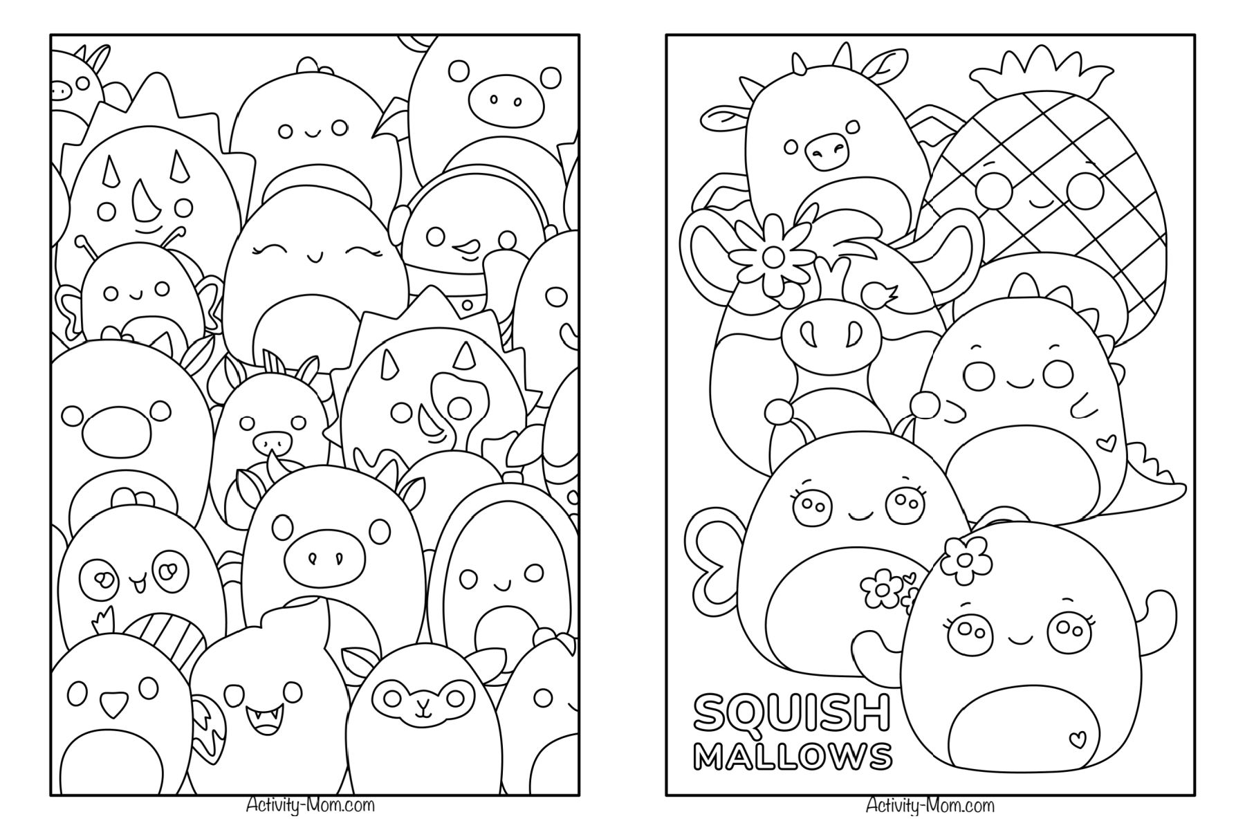 100+ Squishable Coloring Pages 59