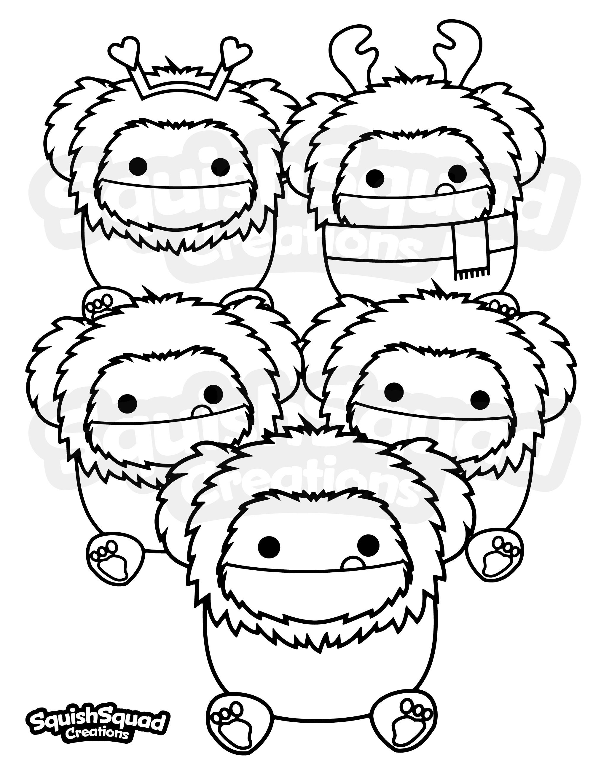 100+ Squishable Coloring Pages 63