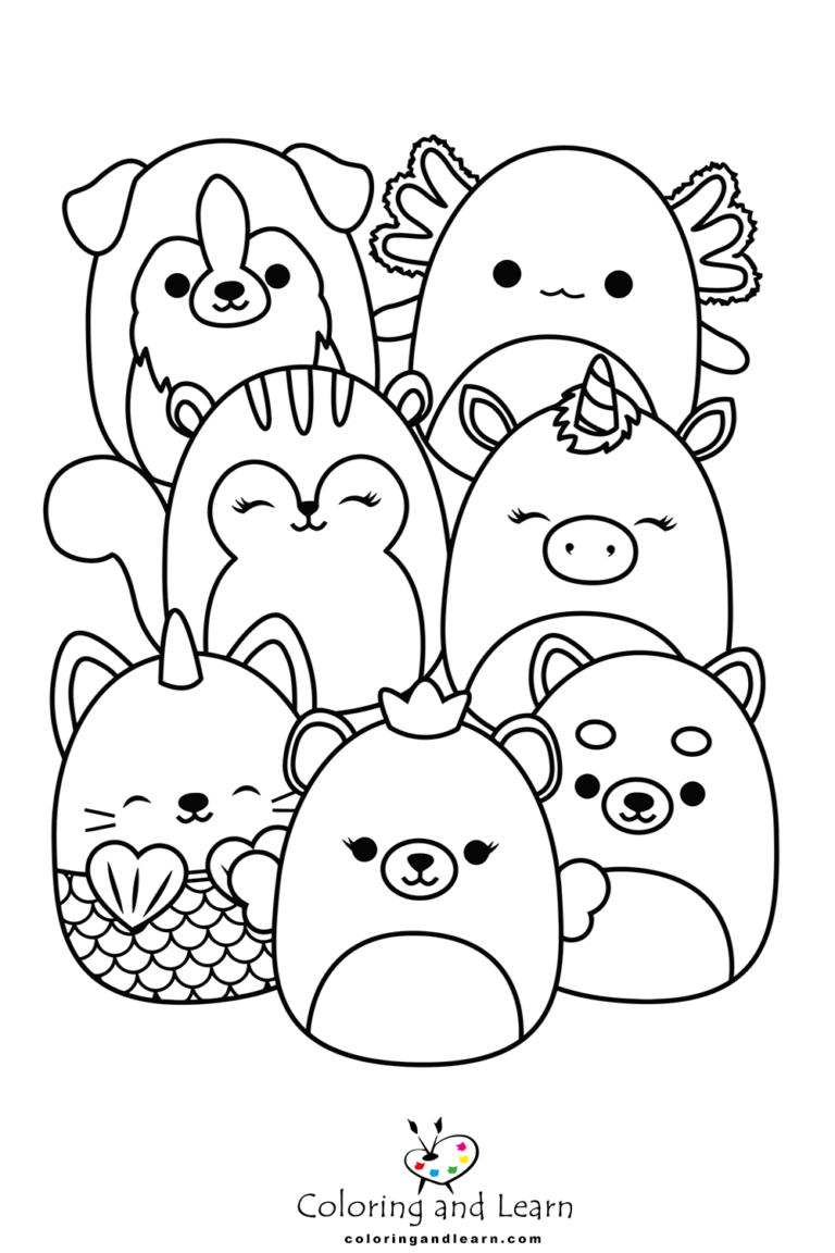 100+ Squishable Coloring Pages 64