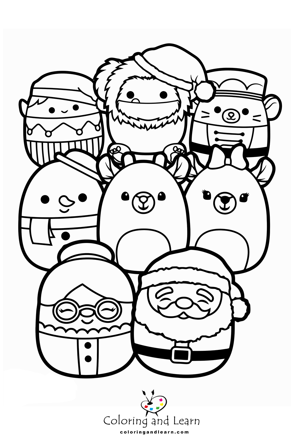 100+ Squishable Coloring Pages 68