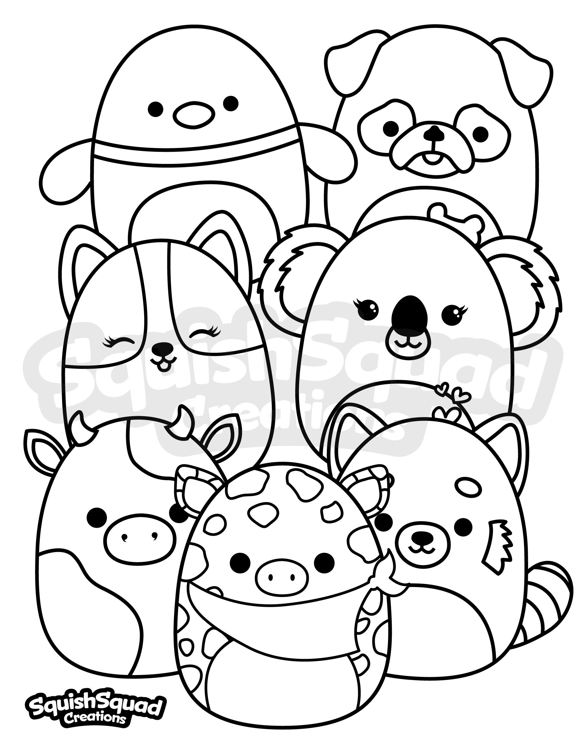 100+ Squishable Coloring Pages 74