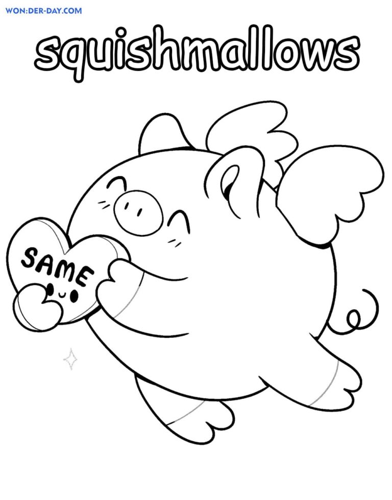 100+ Squishable Coloring Pages 82