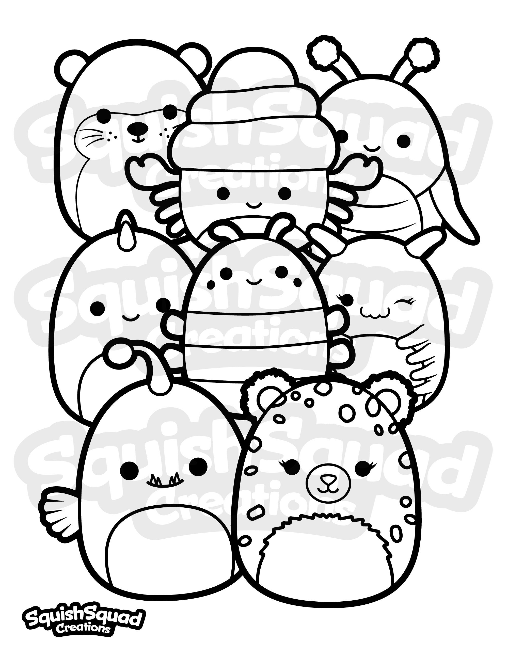 100+ Squishable Coloring Pages 92