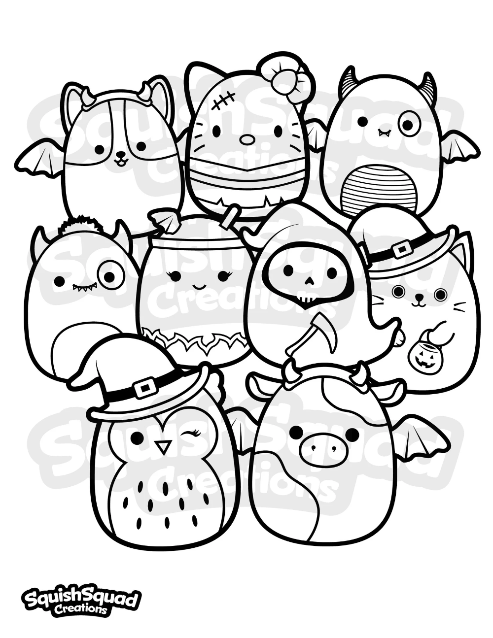 100+ Squishable Coloring Pages 96