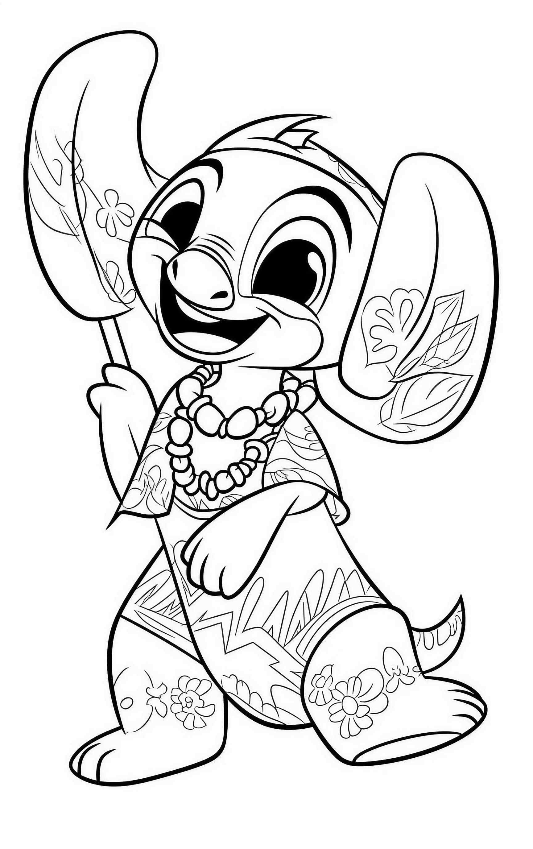 120+ Stitch Coloring Pages: Cute and Cuddly Designs 100