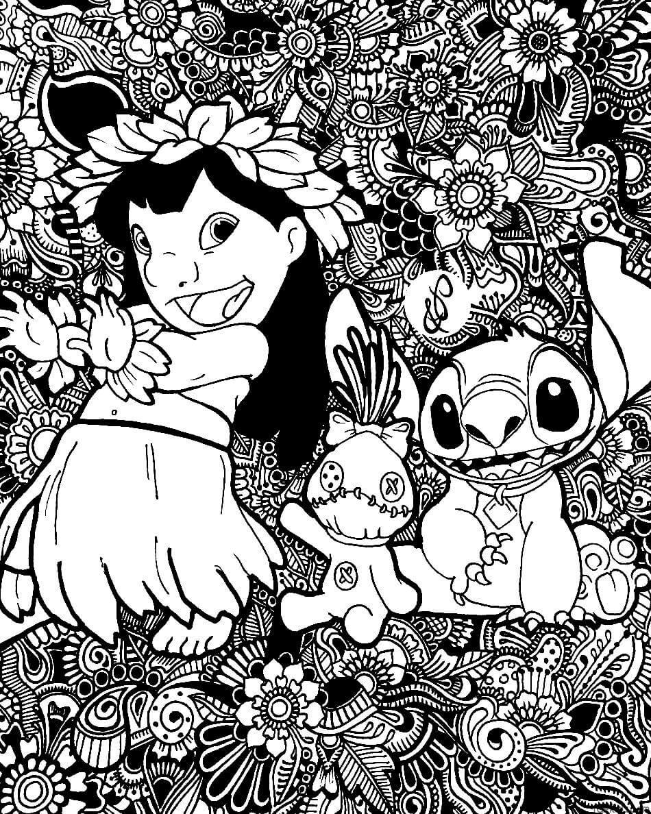 120+ Stitch Coloring Pages: Cute and Cuddly Designs 105