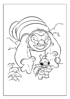 120+ Stitch Coloring Pages: Cute and Cuddly Designs 106