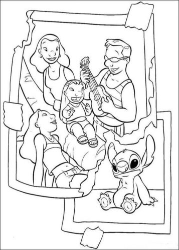 120+ Stitch Coloring Pages: Cute and Cuddly Designs 109