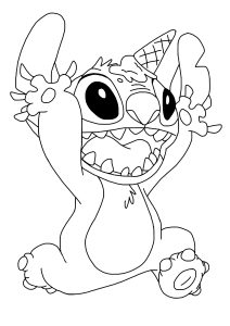 120+ Stitch Coloring Pages: Cute and Cuddly Designs 110