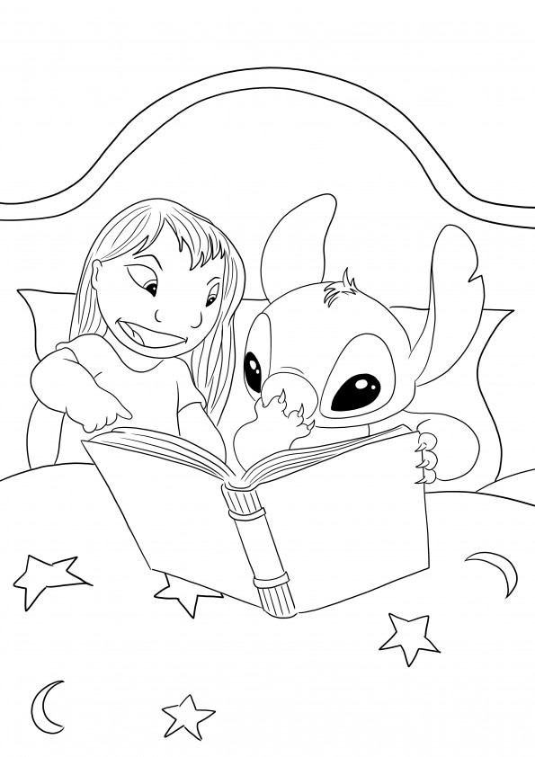 120+ Stitch Coloring Pages: Cute and Cuddly Designs 116