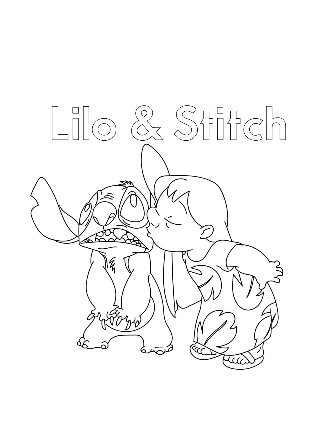 120+ Stitch Coloring Pages: Cute and Cuddly Designs 2