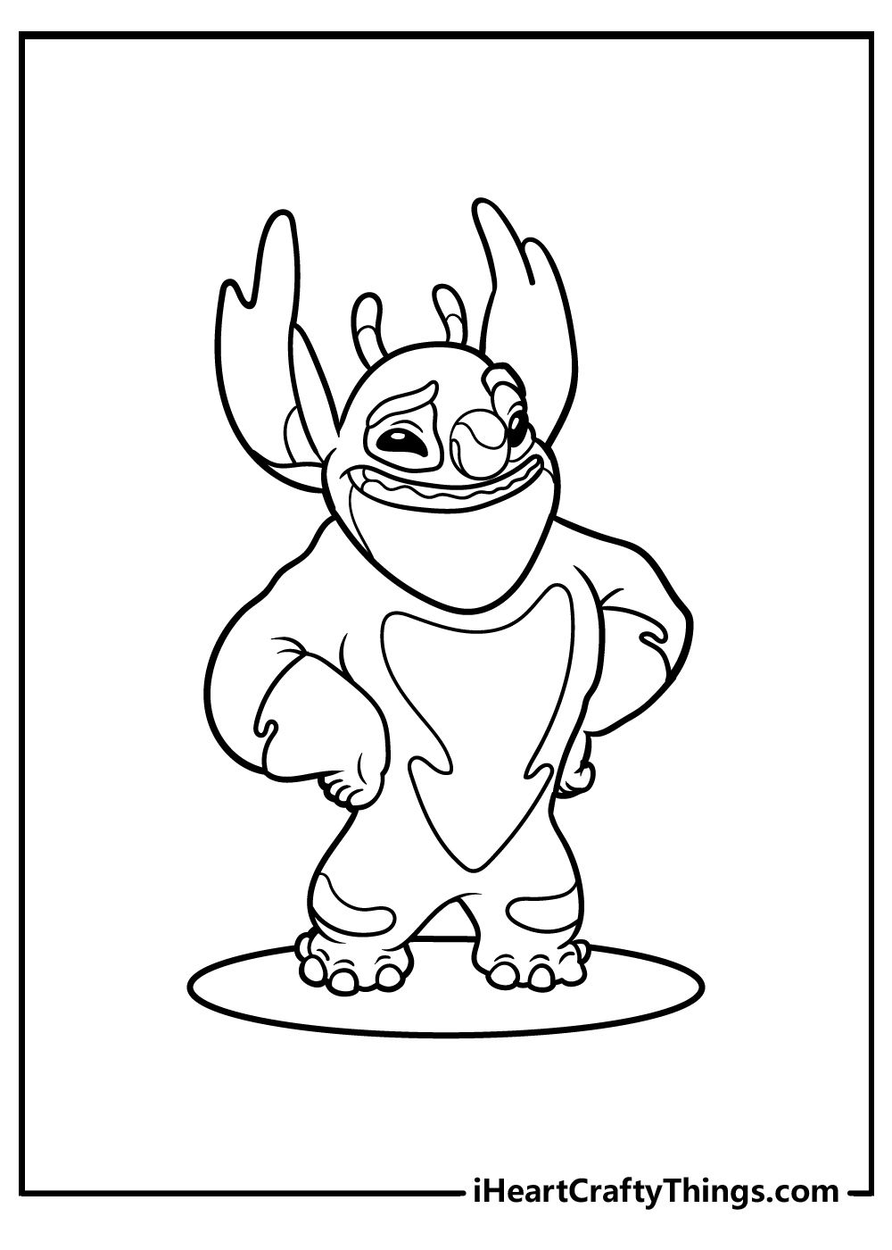 120+ Stitch Coloring Pages: Cute and Cuddly Designs 23