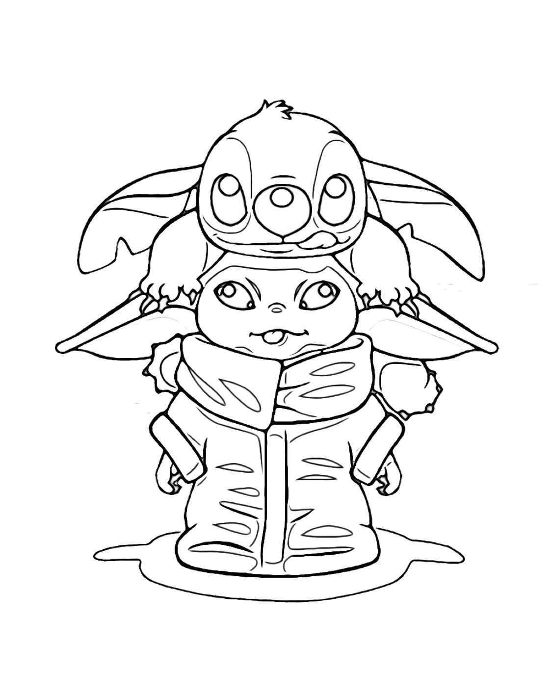 120+ Stitch Coloring Pages: Cute and Cuddly Designs 30