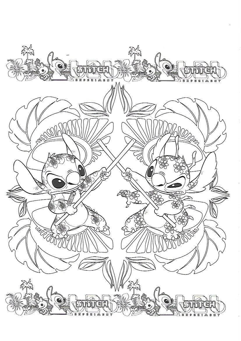 120+ Stitch Coloring Pages: Cute and Cuddly Designs 35