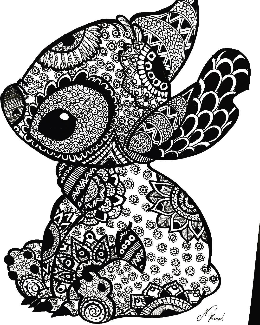 120+ Stitch Coloring Pages: Cute and Cuddly Designs 36