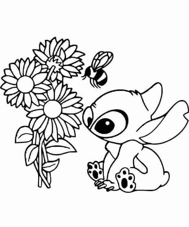 120+ Stitch Coloring Pages: Cute and Cuddly Designs 46