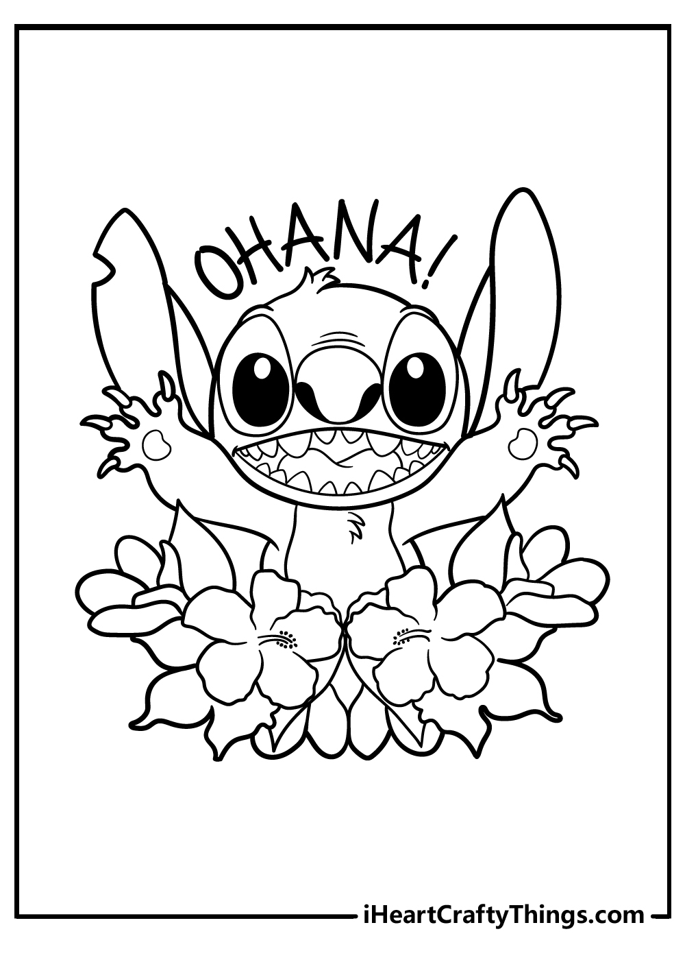 120+ Stitch Coloring Pages: Cute and Cuddly Designs 48