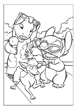 120+ Stitch Coloring Pages: Cute and Cuddly Designs 58