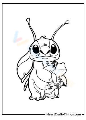 120+ Stitch Coloring Pages: Cute and Cuddly Designs 61