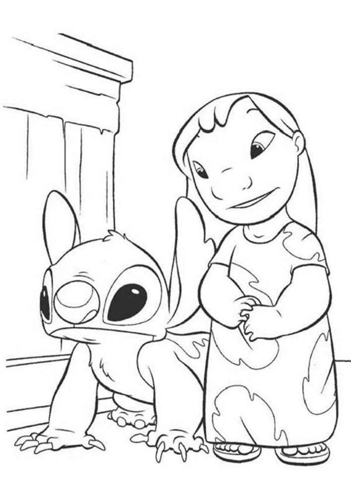 120+ Stitch Coloring Pages: Cute and Cuddly Designs 70