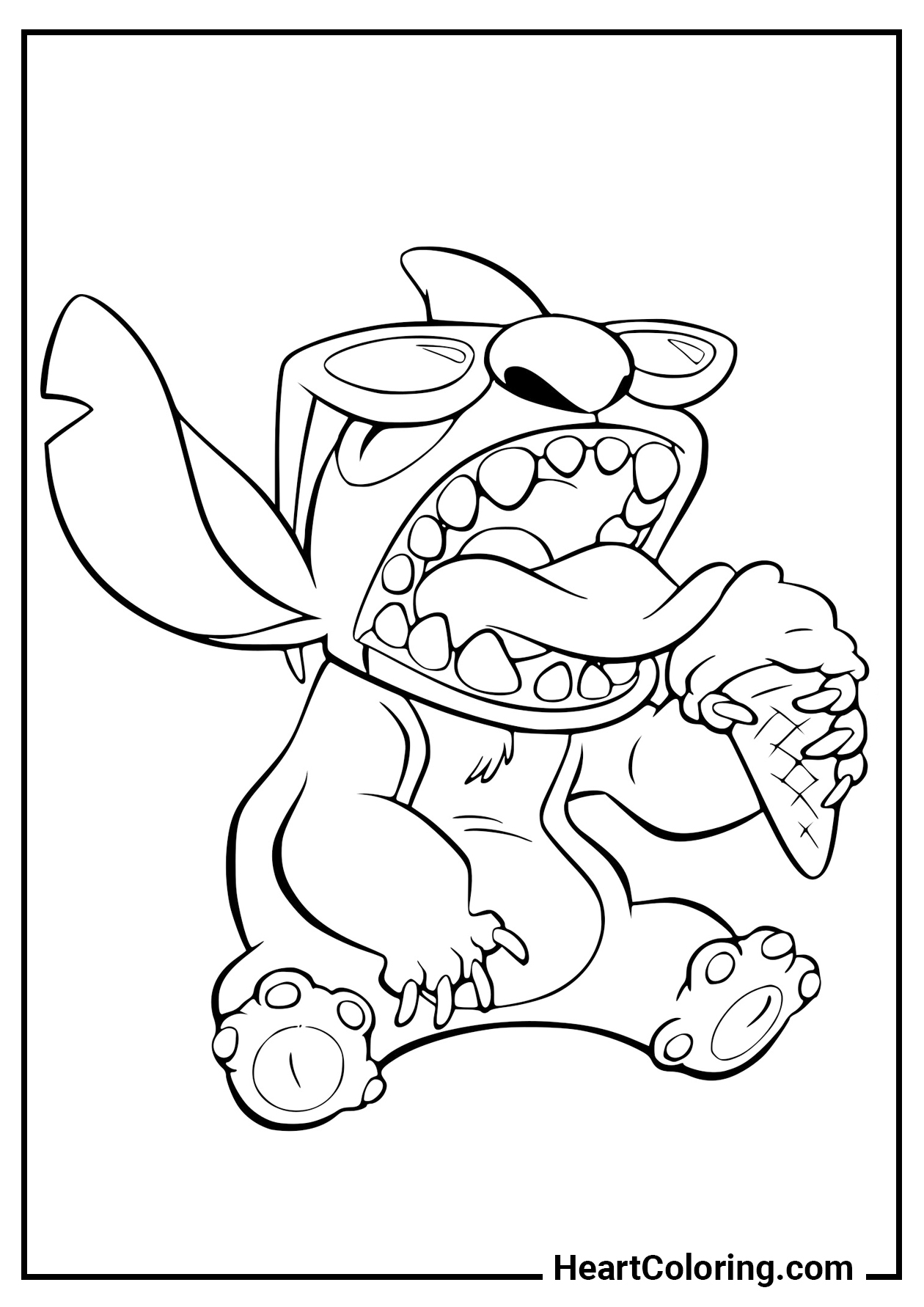 120+ Stitch Coloring Pages: Cute and Cuddly Designs 71