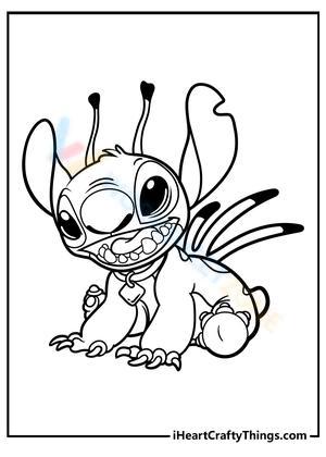 120+ Stitch Coloring Pages: Cute and Cuddly Designs 78