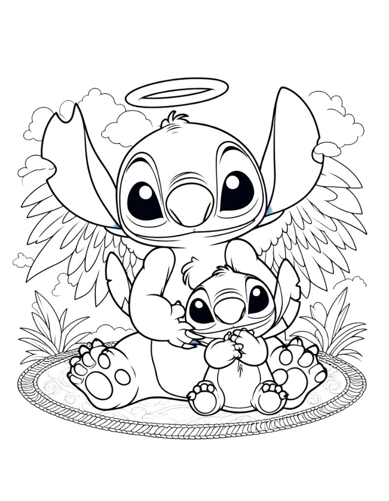 120+ Stitch Coloring Pages: Cute and Cuddly Designs 81