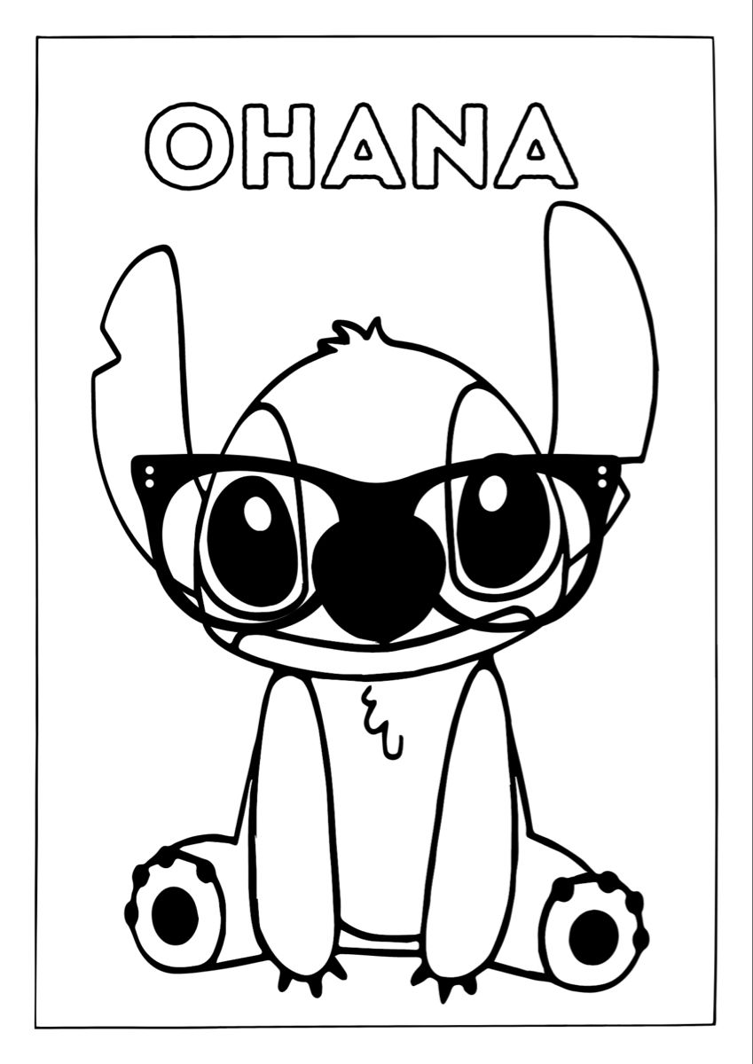 120+ Stitch Coloring Pages: Cute and Cuddly Designs 85