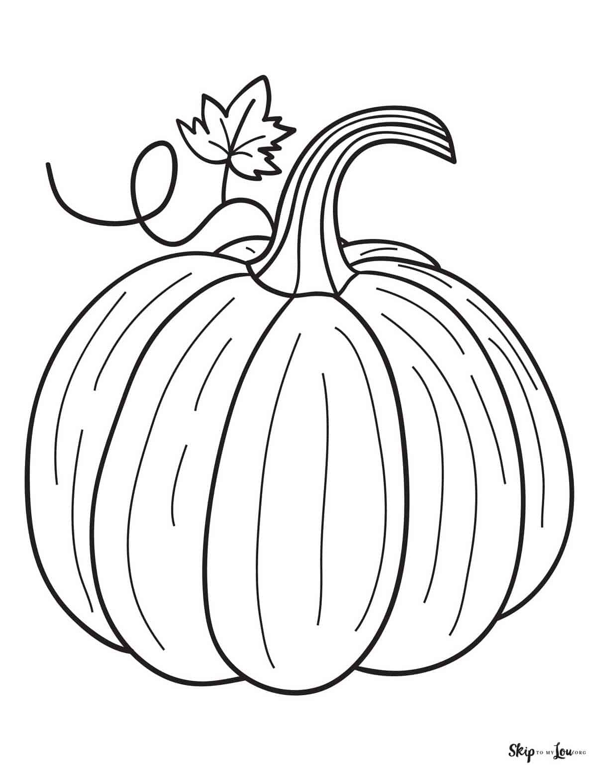 130+ Pumpkin Adult Coloring Pages: Fall in Love with These Designs 107