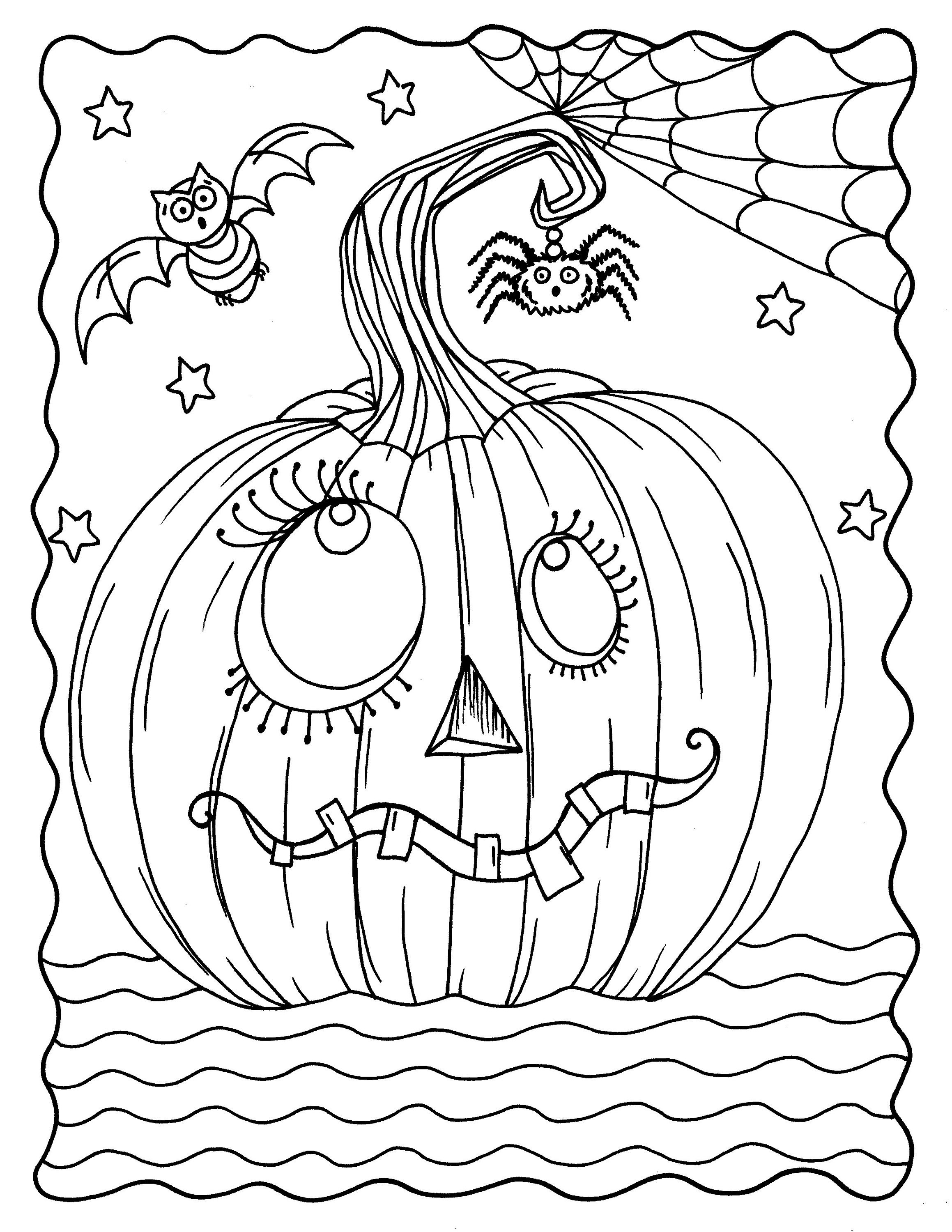 130+ Pumpkin Adult Coloring Pages: Fall in Love with These Designs 124