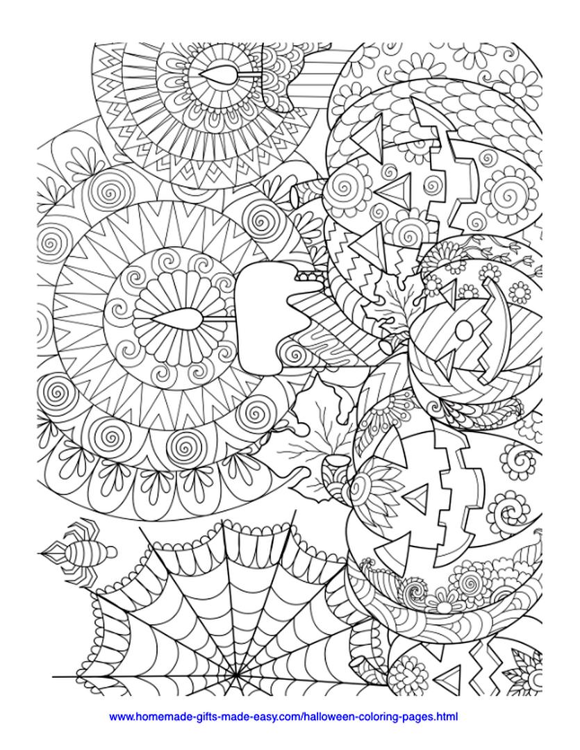 130+ Pumpkin Adult Coloring Pages: Fall in Love with These Designs 20